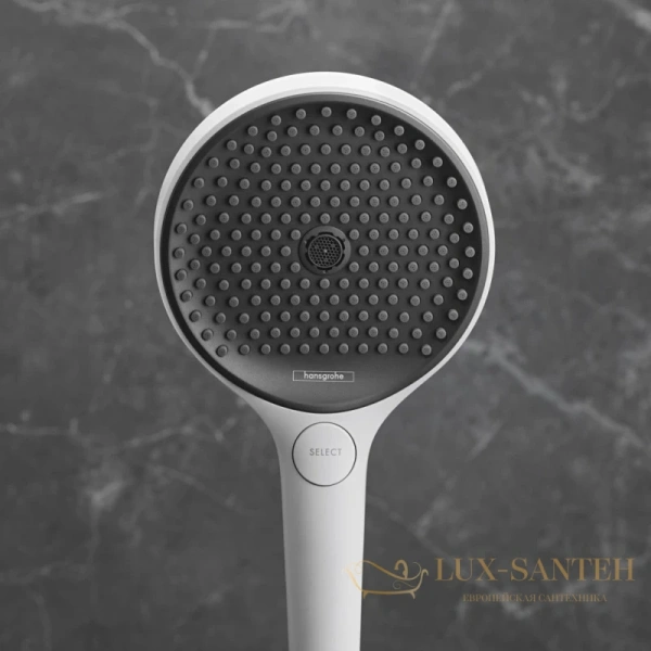 ручной душ hansgrohe rainfinity 130 3jet ecosmart 26865700 белый матовый