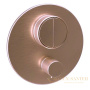 термостат для душа встраиваемый almar core e176632.co, внешняя часть, на 2 выхода, медь брашированная pvd