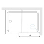 шторка rgw screens 351105008-14 на ванну sc-050b 80x150, профиль черный, стекло прозрачное