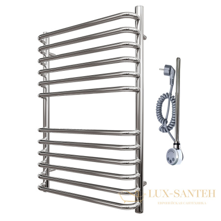 полотенцесушитель  500x800 электрический point нептун премиум pn09158se п12 левый/правый, хром