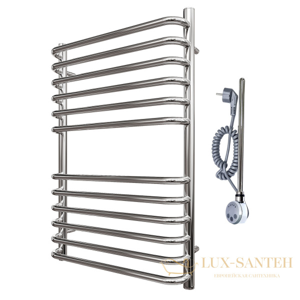 полотенцесушитель  500x800 электрический point нептун премиум pn09158se п12 левый/правый, хром