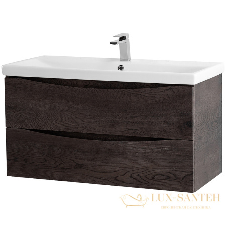 тумба под раковину belbagno marino-cer marino-cer-900-2c-so-rng-p 90 см подвесная, rovere nature grigio