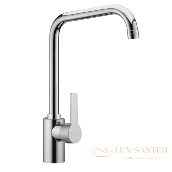 смеситель для кухни fima carlo frattini kitchen, f3537/2cr, поворотный излив, хром