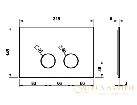 накладная панель gessi 54617.031 для инсталляций tece, хром