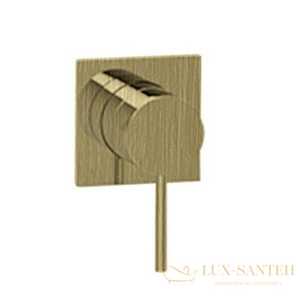 смеситель для душа встраиваемый almar modular e180190.hb, внешняя часть, латунь брашированная pvd