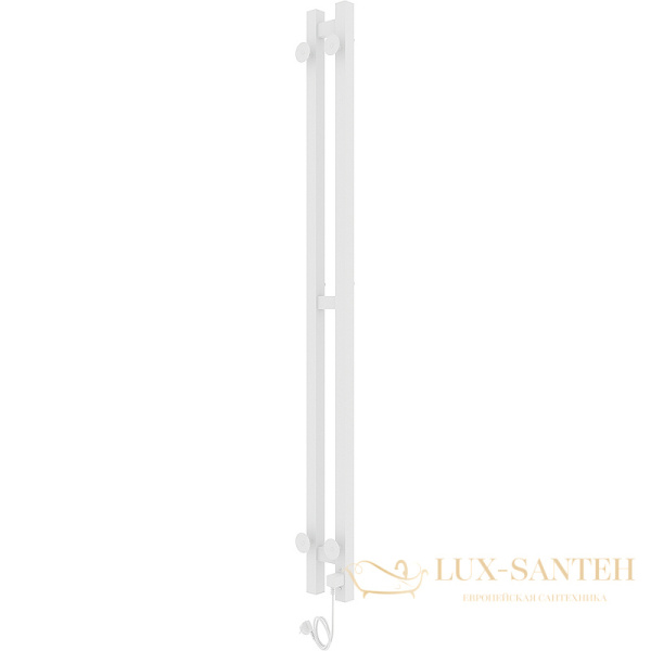 полотенцесушитель с/т laris прайм дуэт чк 80/1200 левый тэн белый 73207361