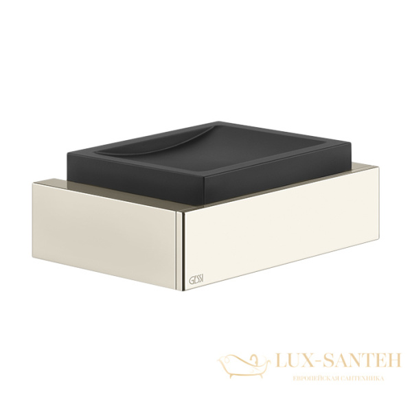 мыльница подвесная черная gessi inverso accessories 20802.726, warm bronze br pvd