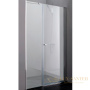 душевая дверь cezares elena elena-w-b-11-60+60-p-cr-r 120 см r профиль хром, стекло рифленое