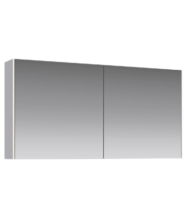 корпус зеркального шкафа aqwella 5 starts mobi mob0412 120, серый