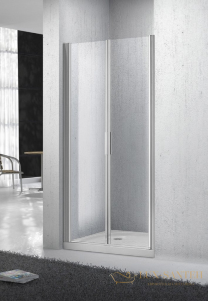 душевая дверь belbagno sela sela-b-2-60-c-cr 60 см профиль хром, стекло прозрачное