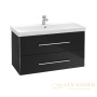 тумба под раковину villeroy & boch avento a892 00 b3 980x514x452 мм, crystal black