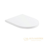 Сиденье для унитаза GLOBO Forty3, FOR22BI/cr, быстросъемное белый/хром, микролифт