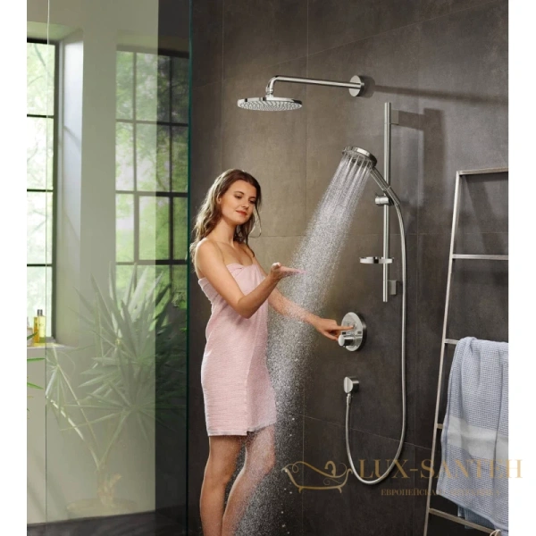 шланговое подсоединение hansgrohe fixfit s 26453000, хром