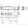 скрытая часть термостатического смесителя для душа hansgrohe rainselect 15310180 с 2 кнопками