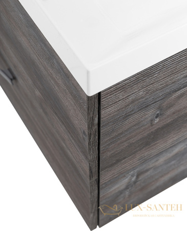 тумба под раковину belbagno aurora aurora-800-2c-so-pp 80 см подвесная, pino pasadena