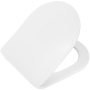сиденье cezares stylus czr-2316-sc для унитаза с микролифтом, белый