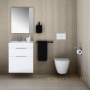 тумба под раковину laufen kartell by laufen 4.0755.2.033.631.1 595х455 мм, белый глянец