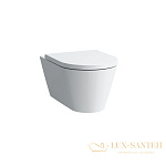 Подвесной безободковый унитаз Laufen Kartell by 8.2033.7.400.000.1, белый глянцевый