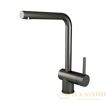 смеситель для кухни spring sp212067-gm, вороненая сталь