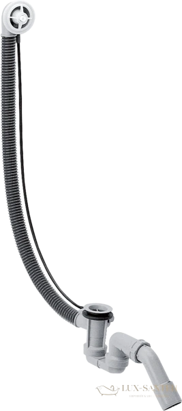 слив-перелив для ванны hansgrohe flexaplus 58141180 скрытая часть, для нестандартных ванн