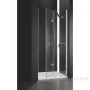 душевая дверь cezares elena-bs-12 elena-w-bs-12-80-p-cr-r складная 80 см, стекло текстурное