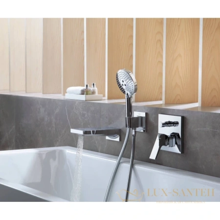 смеситель для ванны с душем hansgrohe metropol 32545000 внешняя часть, хром