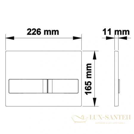 кнопка berges line 040011 для инсталляции novum l1, белый глянец