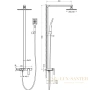душевая система timo torne sx-4310/00 260x188 мм, хром