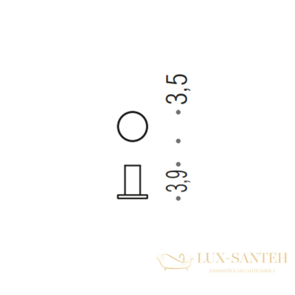 крючок colombo mini cd107.cr, хром