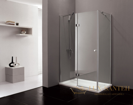 душевой уголок cezares verona verona-w-ah-1-120/90-c-cr 120x90 профиль хром, стекло прозрачное