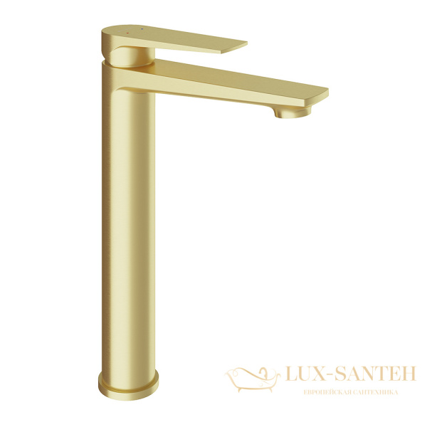 смеситель для раковины aqueduto linha l, lin0350, золото шлифованное