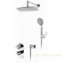 душевой комплект wasserkraft berkel a16031 250х190 мм, хром