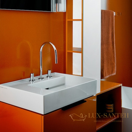 раковина laufen kartell by 8.1033.5.000.158.1 универсальная 60 см, белый глянцевый