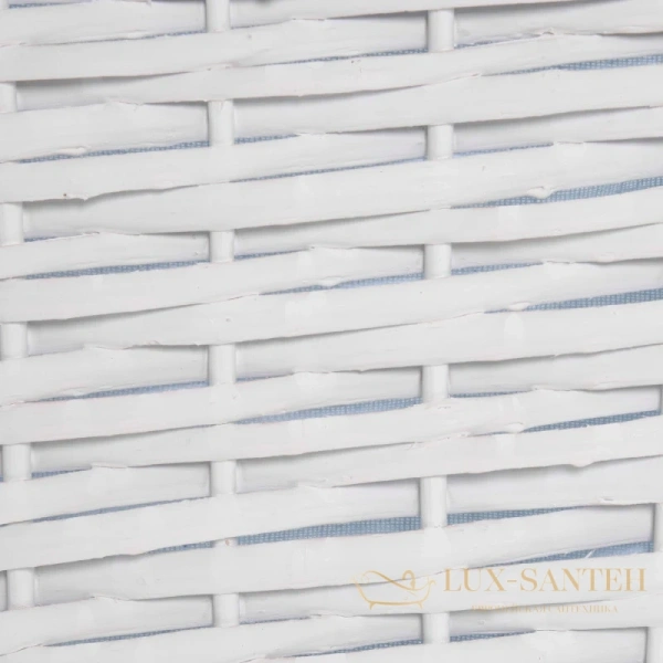 плетеная корзина wasserkraft lopau wb-320-s для белья, светло-кремовый