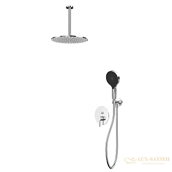 душевая система для душа скрытого монтажа whitecross y, yset12topcr, хром