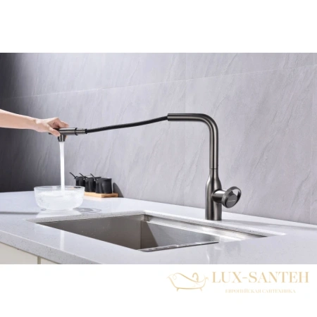 смеситель paulmark urban ur213104-b для кухни с подключением к фильтру, беретта