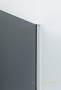душевая перегородка cezares liberta liberta-l-1-110-120-gr-cr 110 см профиль хром, стекло серое