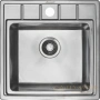кухонная мойка seaman eco roma smr-5050a.a, нержавеющая сталь