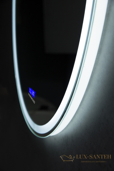 зеркало belbagno spc spc-rng-700-led-tch-rad с подсветкой, с сенсорным выключателем, с bluetooth, с термометром, с радио