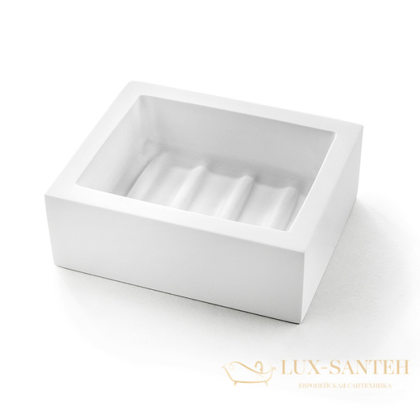 мыльница настольная 3sc bemood white bemw01a, белый