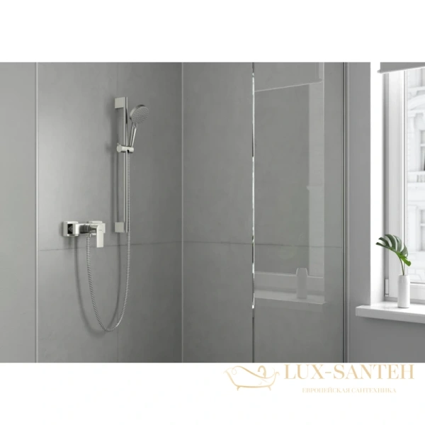 душевой набор hansgrohe vernis blend 26275000 650 мм, хром