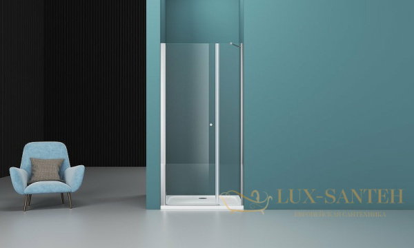 душевая дверь belbagno etna etna-b-11-60+90-c-cr 150 см профиль хром, стекло прозрачное