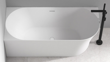 акриловая ванна abber ab9258-1.5 l, цвет белый