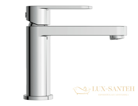 смеситель для раковины cersanit elio 63044, хром