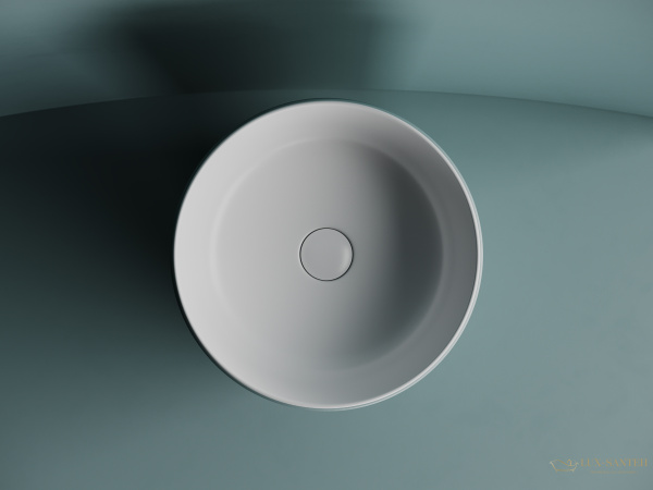 раковина накладная ceramica nova element cn6073mw, 356*356*135 мм, белый матовый