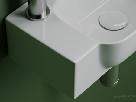 раковина ceramica nova element cn6074r 40,3x24,9 см, правосторонняя, белый