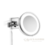 зеркало косметическое decor walther bs 25 pl/v 0106900 с подсветкой, хром