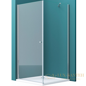 душевой уголок belbagno etna etna-a-1-100-c-cr 100х100 см профиль хром, стекло прозрачное 