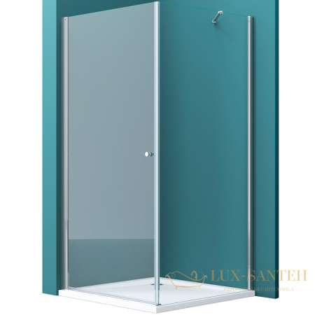 душевой уголок belbagno etna etna-a-1-100-c-cr 100х100 см профиль хром, стекло прозрачное 