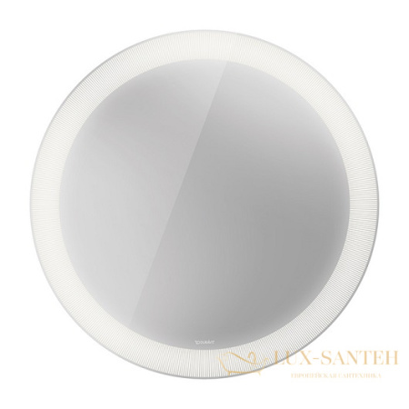 зеркало duravit happy d.2 plus hp7480s0000 ⌀700 мм, с подсветкой, декор «radial»